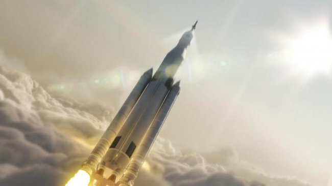 Мощнейшая ракета NASA SLS будет запущена в 2018 году. Фото.