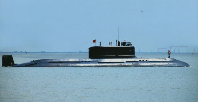 Китайские подводные лодки смогут перемещаться на сверхзвуковой скорости. Фото.