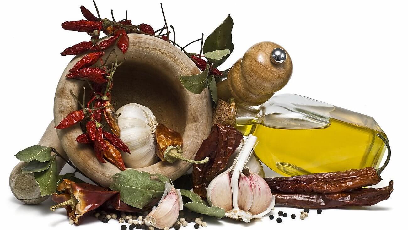 Чеснок и перец