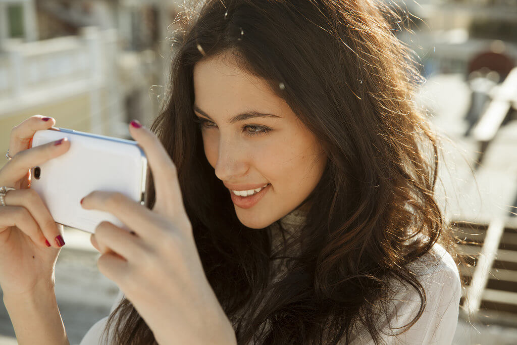 Пользователь смартфона