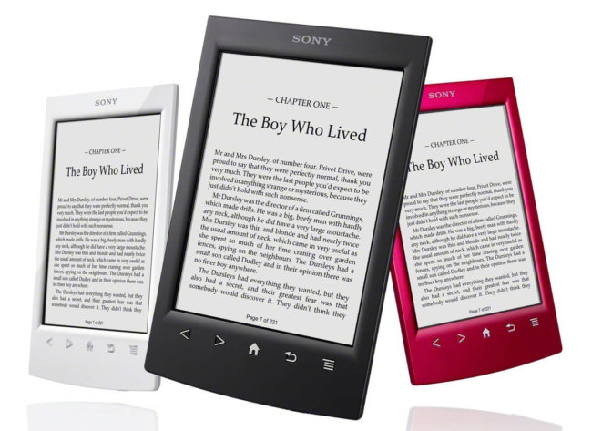 Sony прекращает производство электронных книг. Фото.