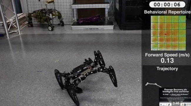 Поврежденный робот