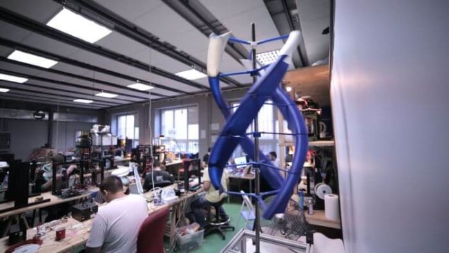 Напечатанная на 3D-принтере ветряная турбина будет вырабатывать до 300 ватт энергии. Фото.