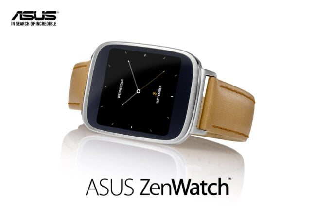 ASUS представила стильные смарт-часы ZenWatch. Фото.