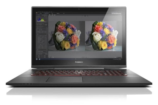 Lenovo представила 17-дюймовый игровой ноутбук с тачскрином. Фото.