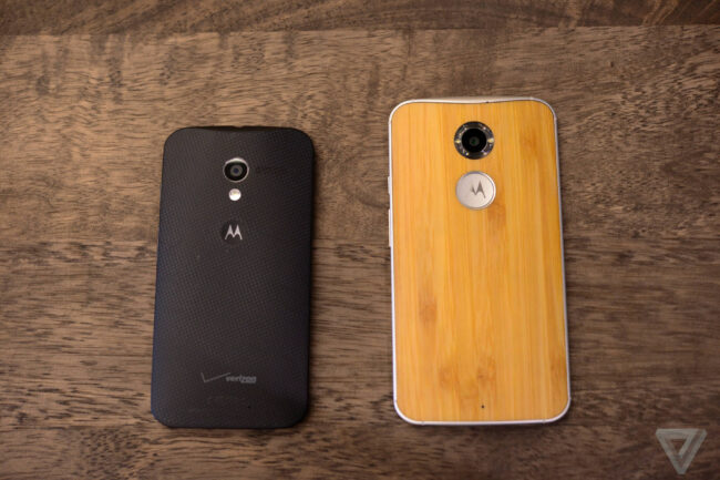 Moto X back