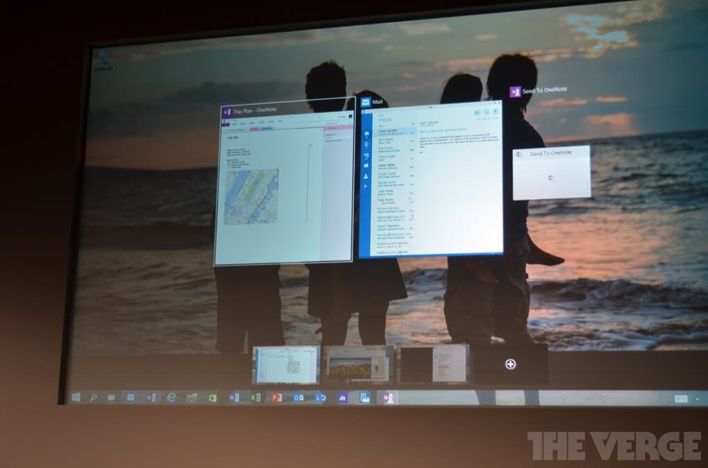 Windows 10 многозадачность