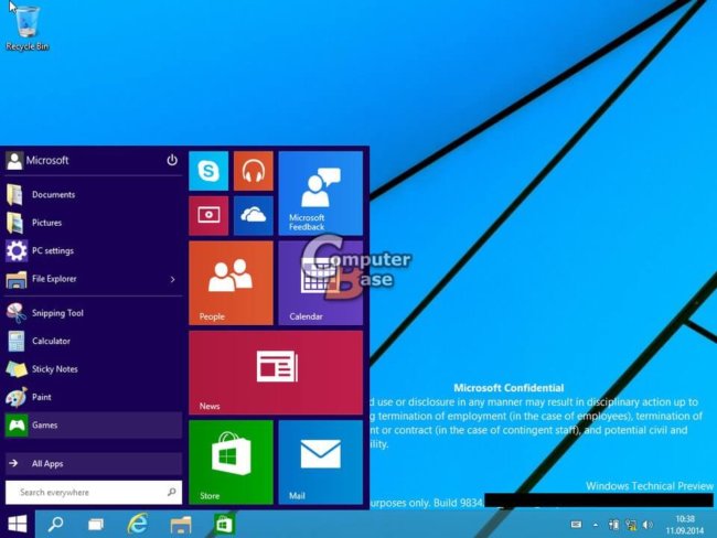 #галерея | В Сеть попали скриншоты операционной системы Windows 9 Preview. Фото.
