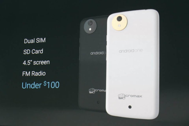 Начинаются продажи 100-долларовых смартфонов на базе Android One. Фото.