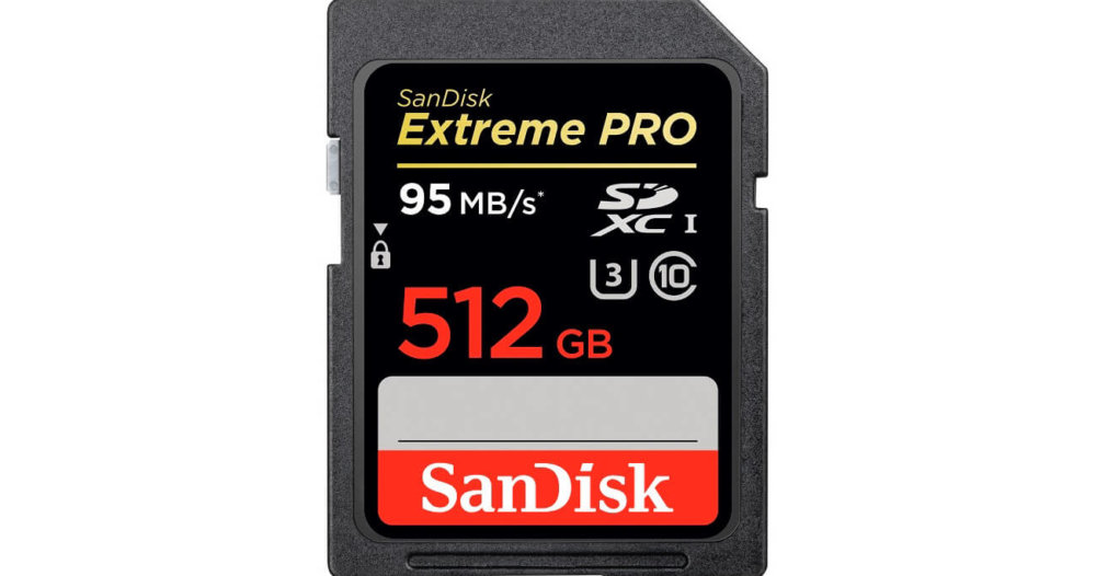 SanDisk представила самую емкую в мире карту памяти формата SD.