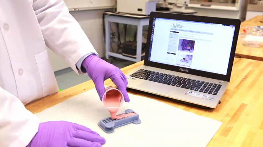 Процесс создания мягкого робота