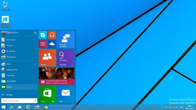 Обзор операционной системы Windows 10. Фото.