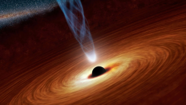Лабораторная черная дыра продемонстрировала излучение Хокинга. Фото.