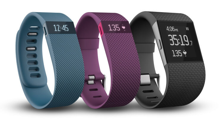 Fitbit Charge, Charge HR и Surge