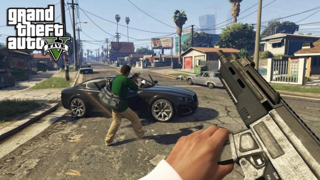 В обновлённой версии игры Grand Theft Auto V появится вид от первого лица. Фото.