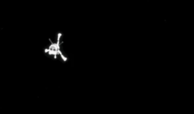 Научная лаборатория «Филы» успешно пристыковалась к комете Чурюмова — Герасименко. Фото.