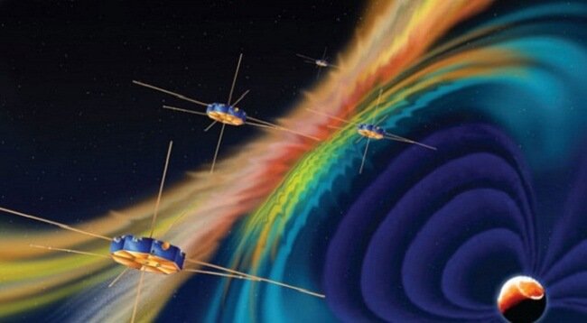 NASA запустит четыре спутника, которые будут изучать загадки магнитосферы Земли. Фото.