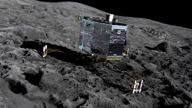 Миссия Rosetta под угрозой: у Philae возникли проблемы. Фото.