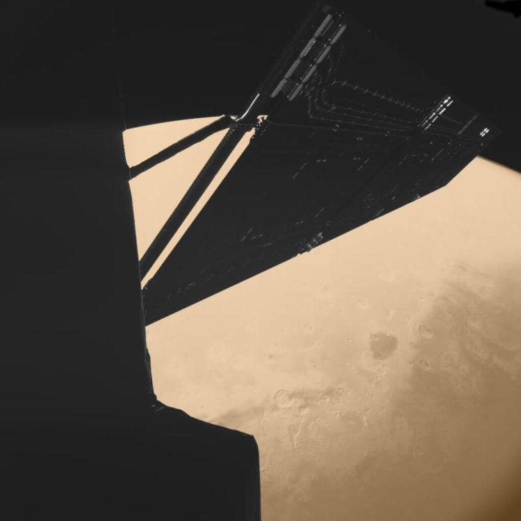 Rosetta над Марсом