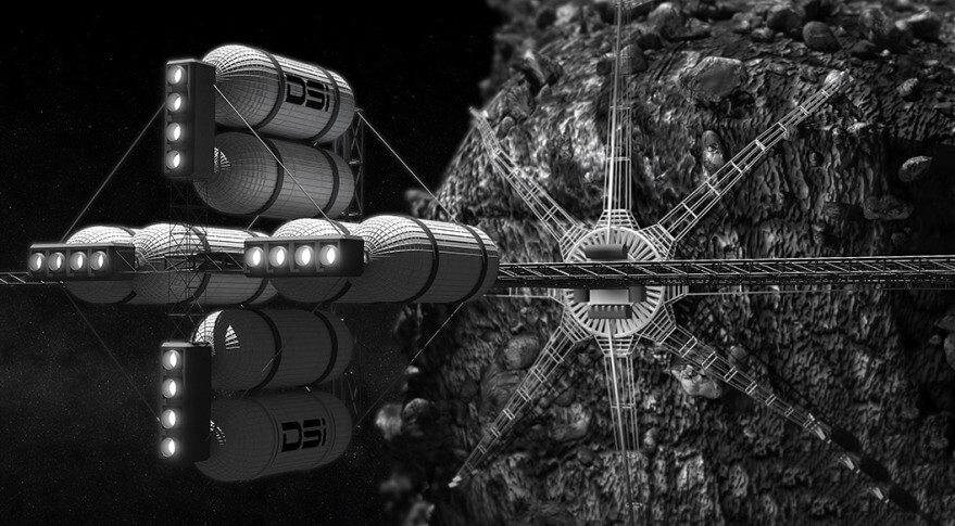 Нам нужно космическое сырье. Когда на Земле закончатся ресурсы, их можно будет взять в космосе. Фото.