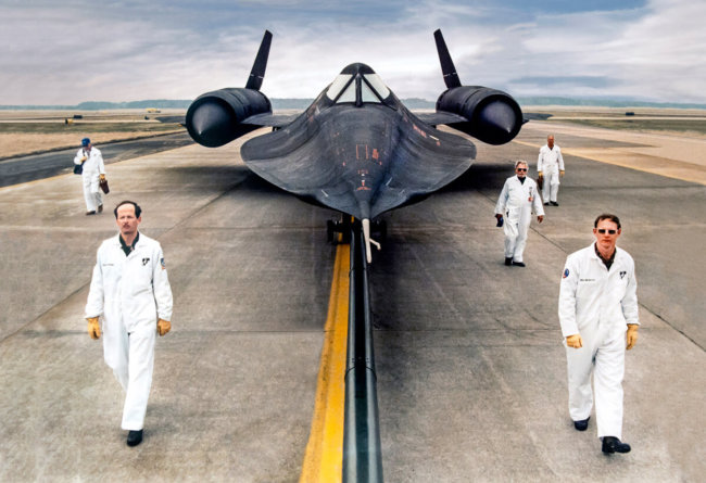 Технологии, которые сделали SR-71 Blackbird самым быстрым самолетом в истории. Фото.