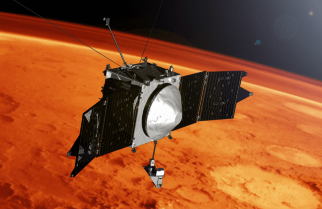 Миссия MAVEN: первые результаты по исследованию атмосферы Марса. Фото.