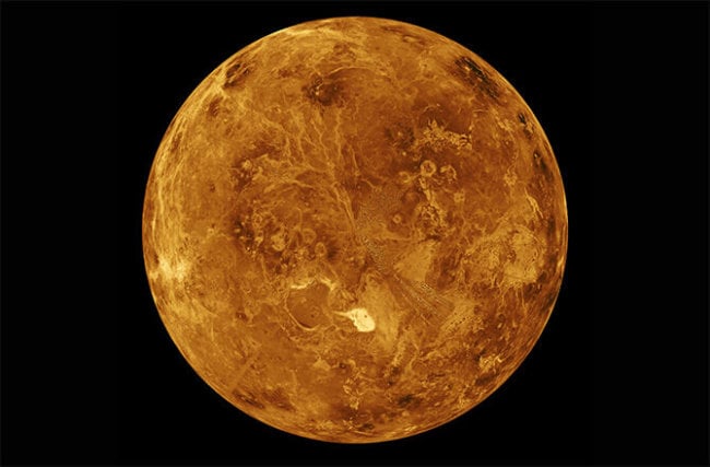 Когда-то на Венере могли быть океаны из углекислого газа. Фото.