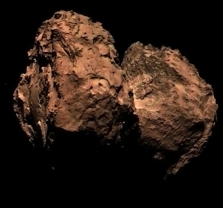 Первое цветное фото кометы Чурюмова-Герасименко