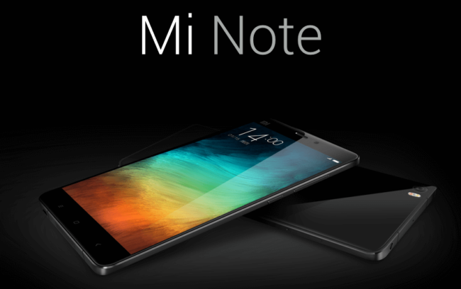 Xiaomi представила фаблеты Mi Note и Mi Note Pro. Фото.