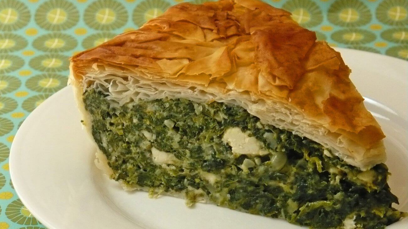 Пирог со шпинатом