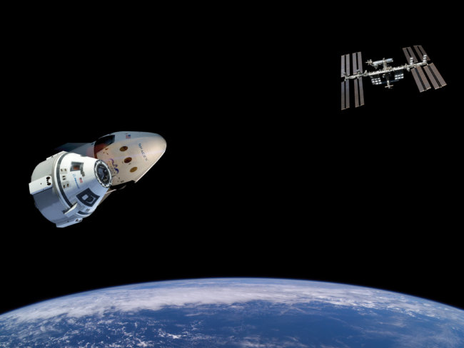 NASA, Boeing и SpaceX отправят людей на МКС в 2017 году. Фото.