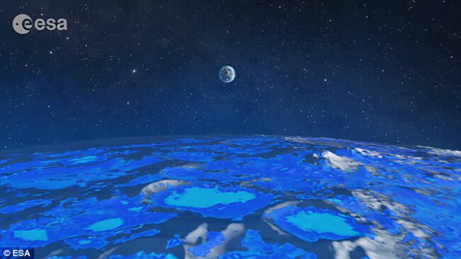 #видео | ESA хочет заселить людьми обратную сторону Луны. Фото.