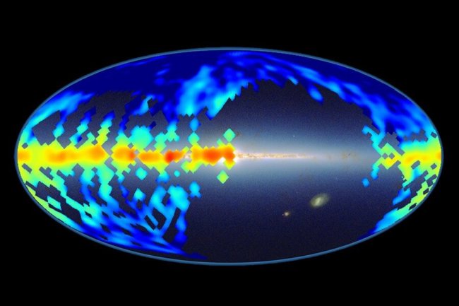 Карта загадочных молекул галактики приоткрыла завесу столетней тайны. Фото.