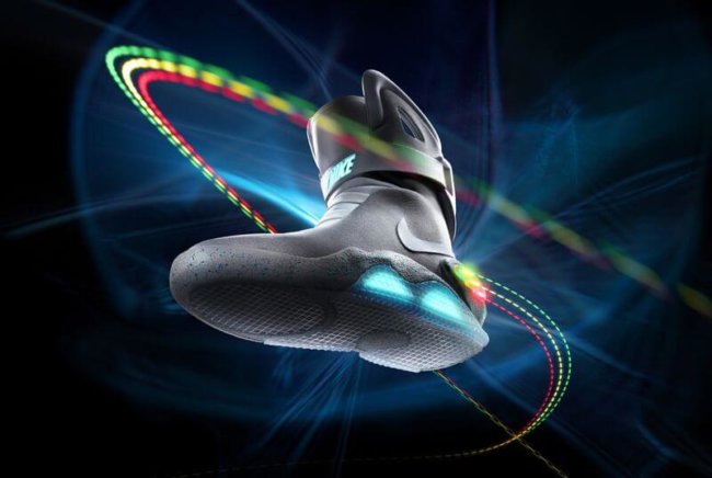 Nike обещает выпустить кроссовки из фильма «Назад в будущее» в этом году. Фото.