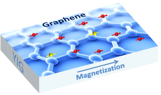 Ученые сделали графен магнитным. Фото.