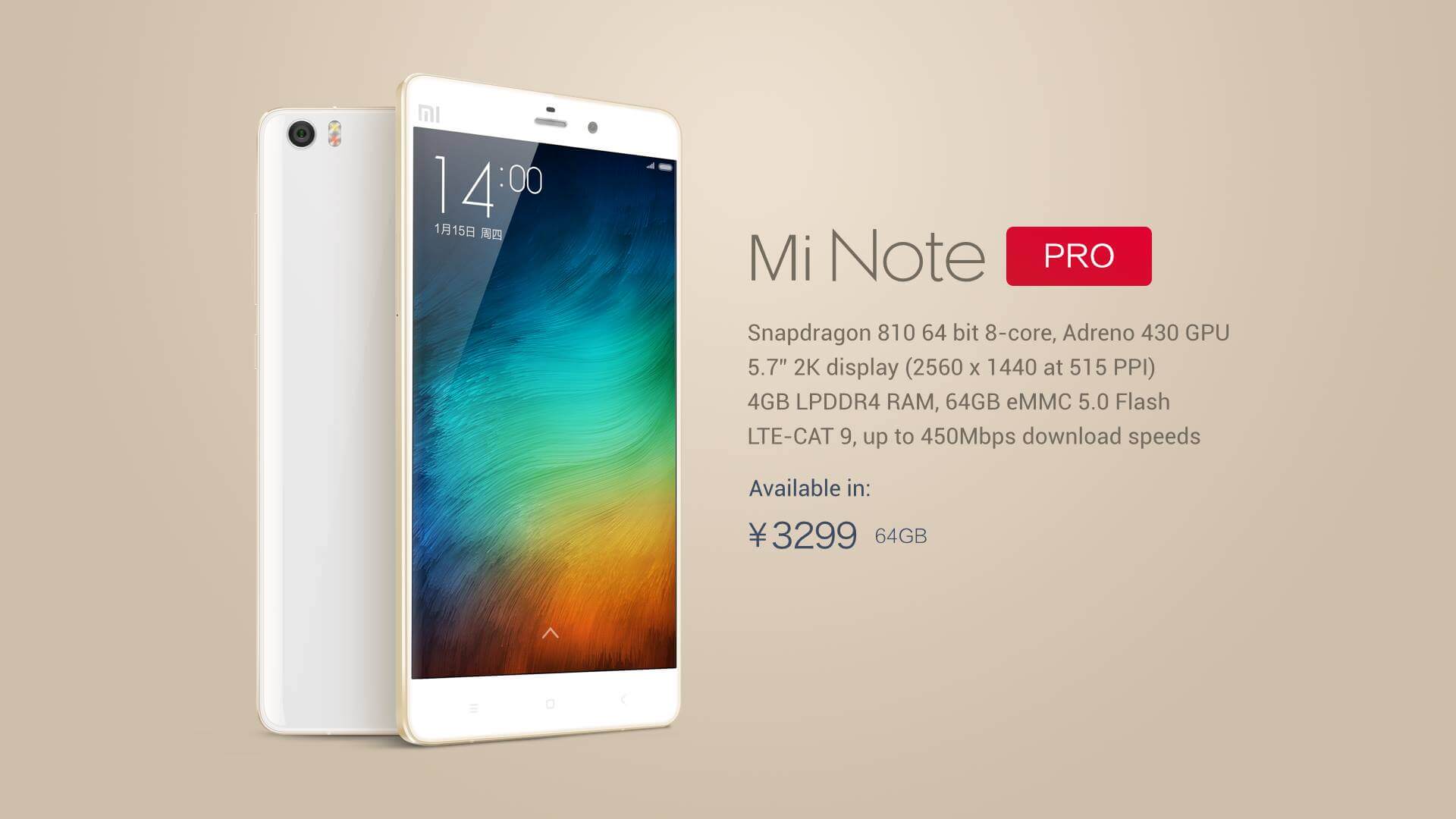 Xiaomi Mi Note
