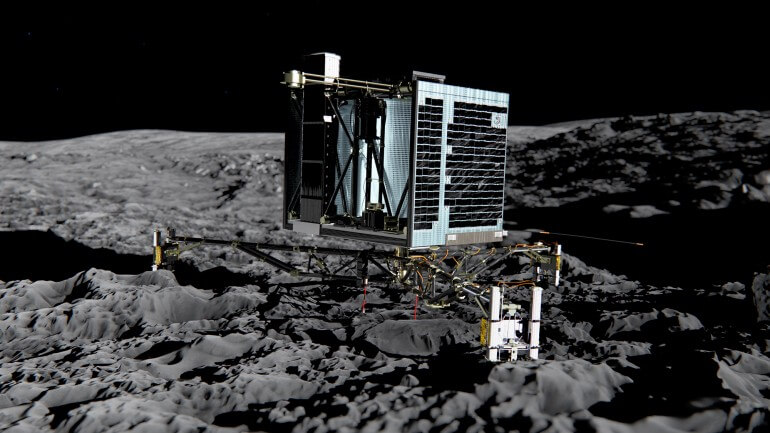 ESA прекращает поиски спускаемого аппарата Philae на поверхности кометы ESA прекращает поиски спускаемого аппарата Philae на поверхности кометы