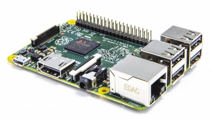Raspberry Pi 2 боится вспышек фотокамер. Raspberry Pi 2 боится вспышек фотокамер. Фото.