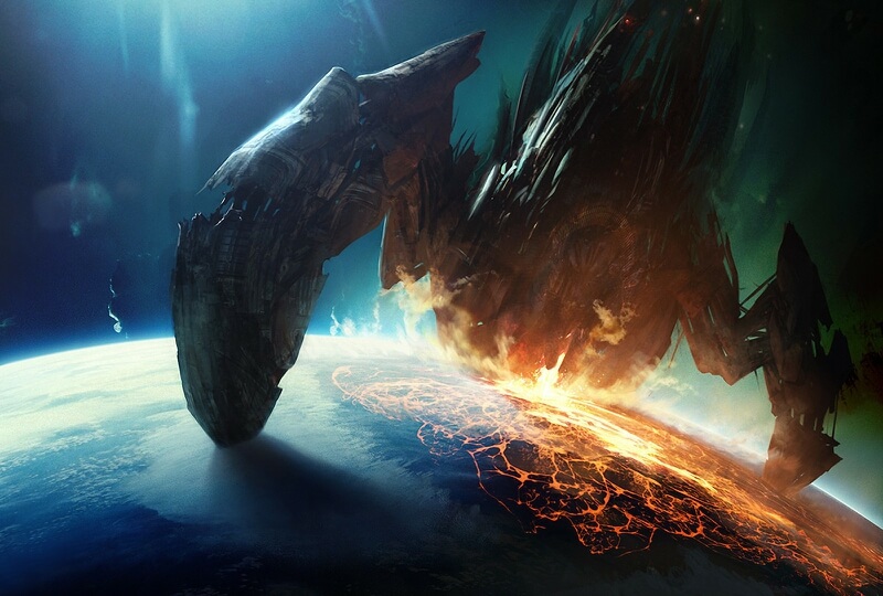 Вторжение на Землю - иллюстрация