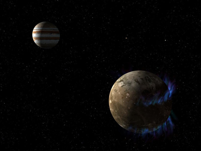 «Хаббл»: на крупнейшем спутнике Юпитера есть подземный океан. Фото.