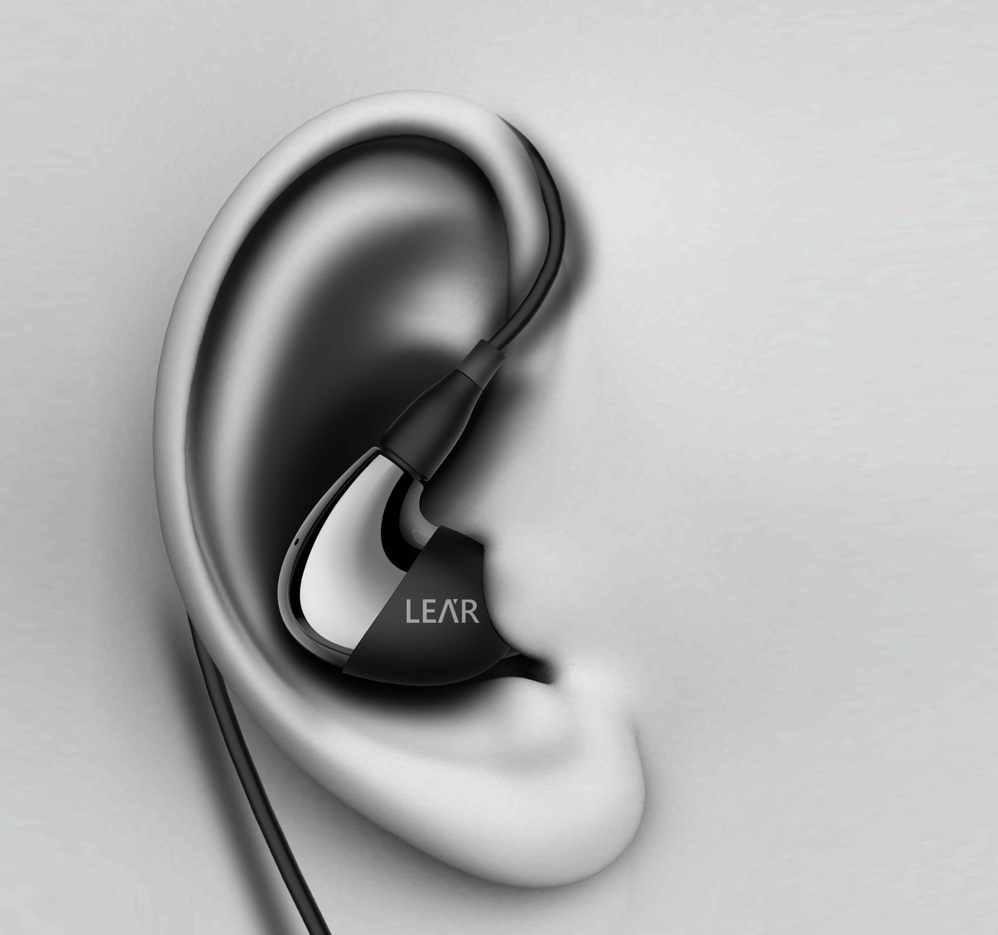 in ear