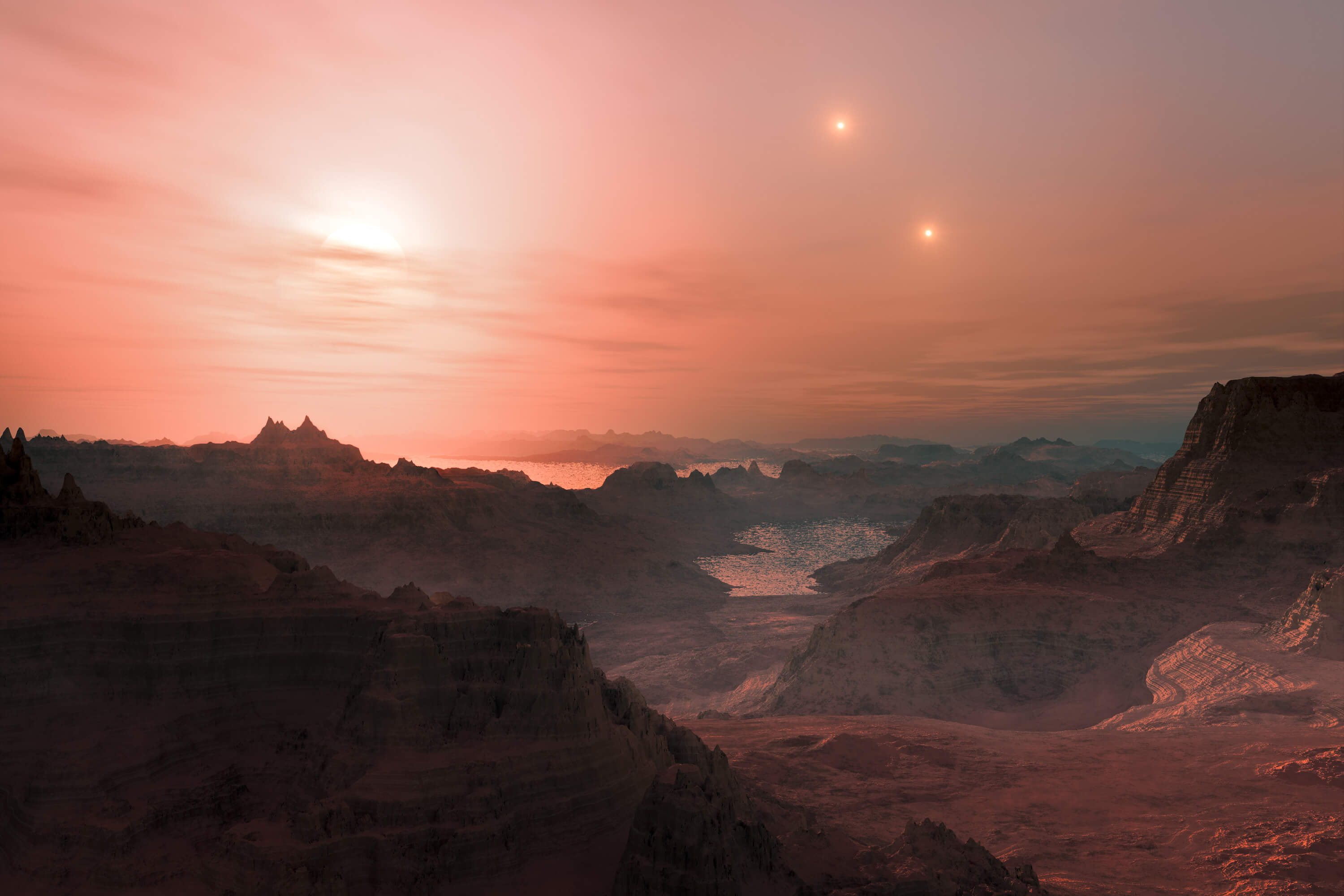 Есть ли люди на Gliese 581g? Далеко не факт, что там живут люди. Но жизнь может быть. Фото.