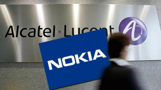 Nokia укрепляет свой бизнес многомиллиардной сделкой с Alcatel-Lucent. Фото.