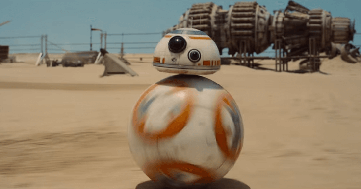 Робот BB8 из нового эпизода «Звездных войн» существует в реальности. Робот BB8 из нового эпизода «Звездных войн» существует в реальности. Фото.