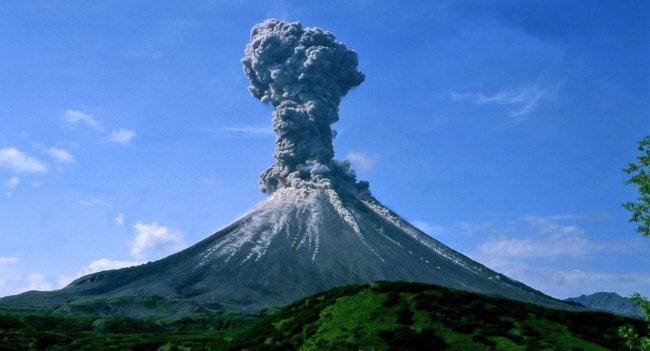Вулканы помогли некоторым формам жизни пережить апокалипсис. Фото.
