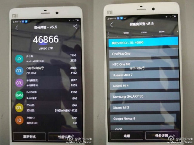 В Сети появились спецификации Xiaomi Mi5. Фото.