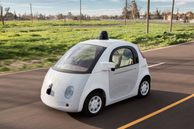 Google планирует избавиться от водителей за пять лет. Фото.