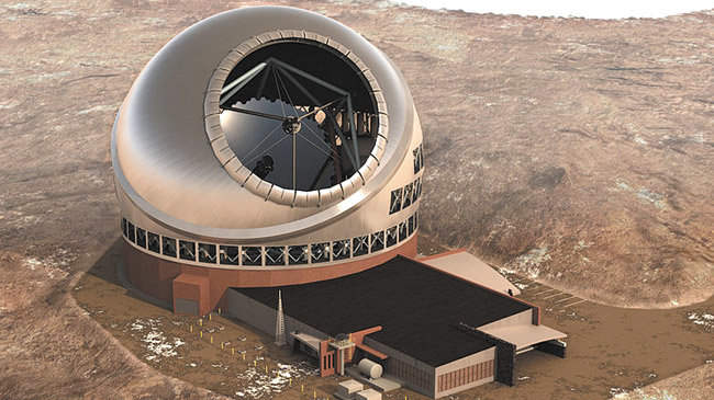 Гигантский телескоп разделил астрономическое сообщество на два лагеря. Фото.