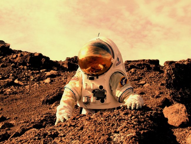 Пилотируемые миссии на Марс: космическая угроза для мозга. Фото.