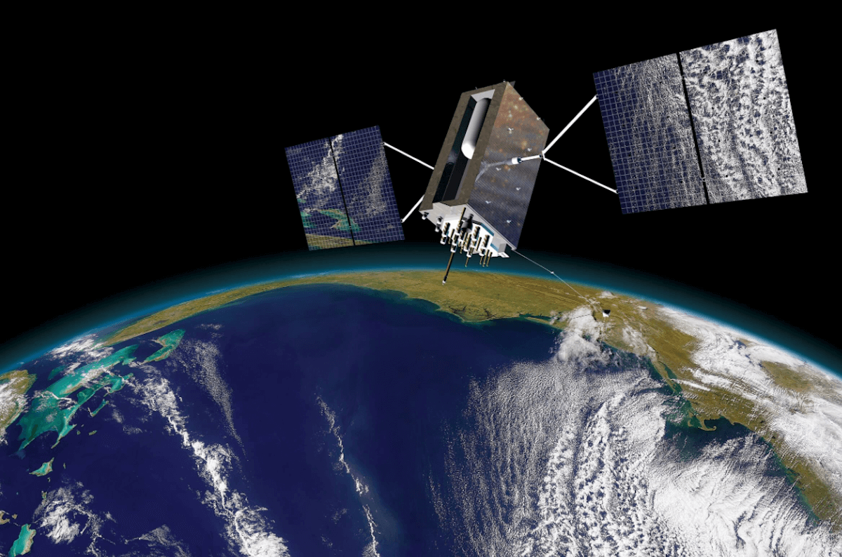 Спутник GPS-III-AHI компании Lockheed Martin. Фото.